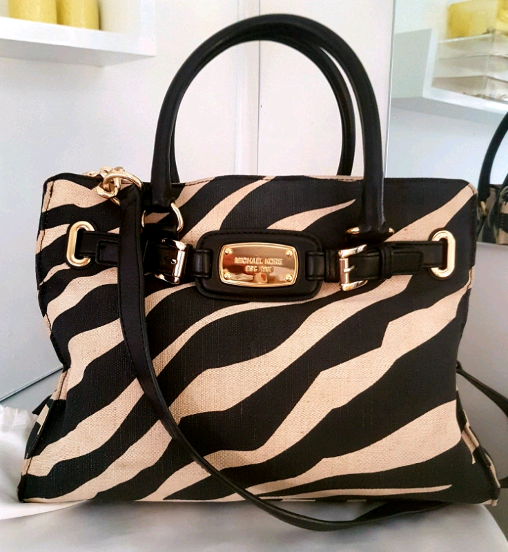 michael kors zebra print bag